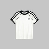 ADDAS PREMIUM KIDS PIPING DRIFIT T SHIRT (WHITE)